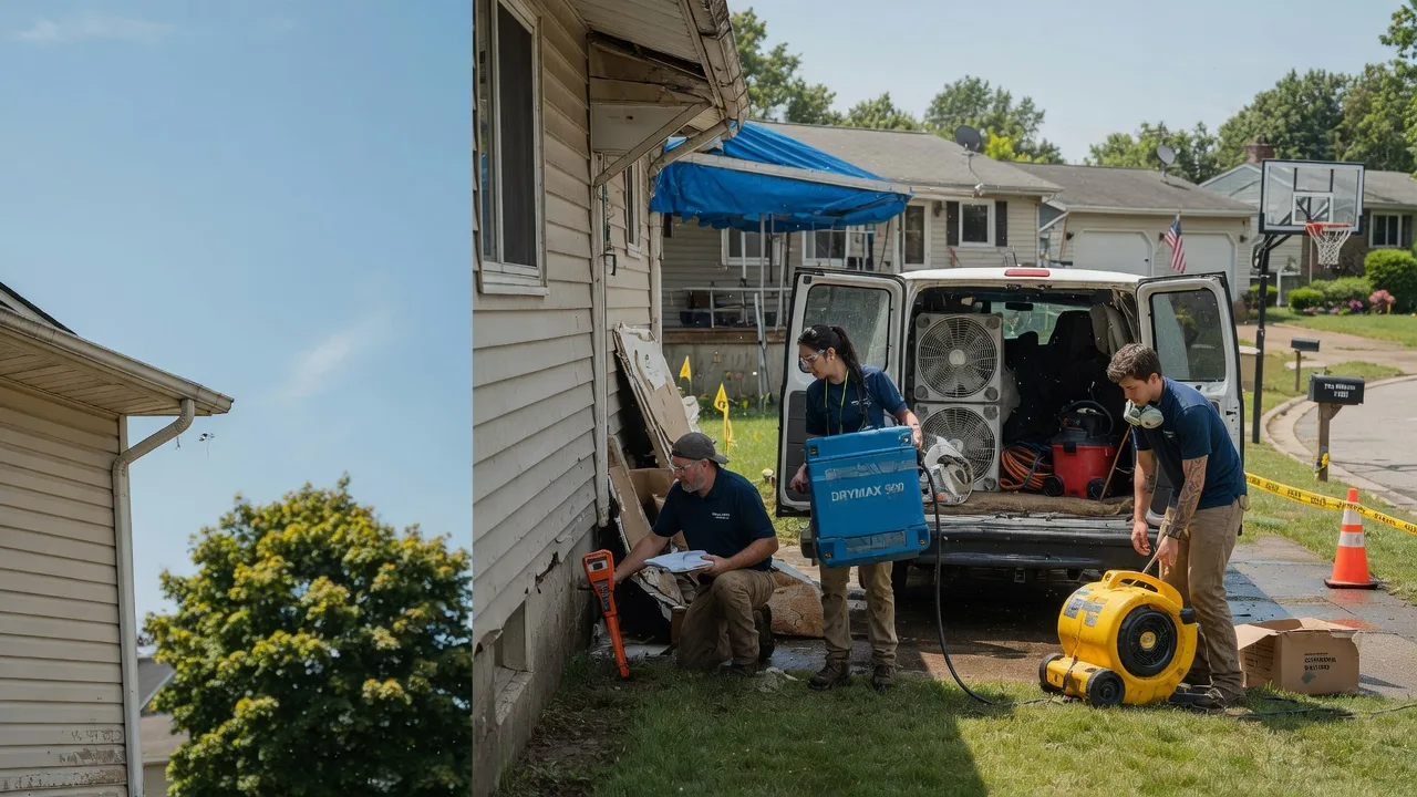 Ceiling Leak Cleanup in Woodland, IL near me