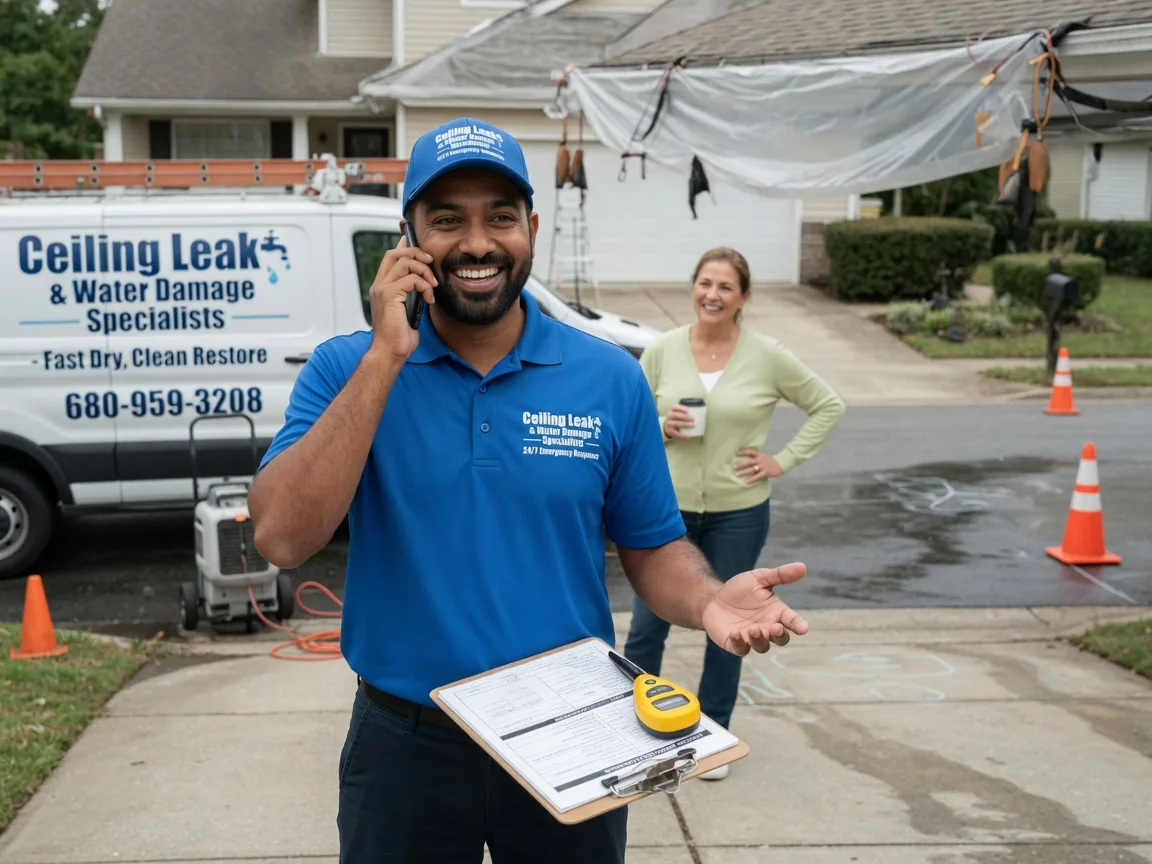Ceiling Leak Cleanup Woodland, IL FAQs